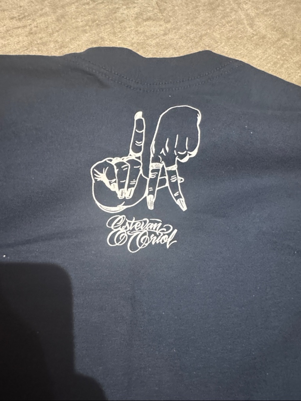 Estevan Oriol Famous LA fingers Tee PRICE IS FOR BOTH 1 purchase 2 items - Picture 3 of 6